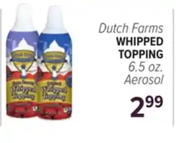 Cermak Fresh Market Dutch Farms WHIPPED TOPPING offer