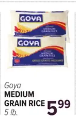 Cermak Fresh Market Goya MEDIUM GRAIN RICE offer