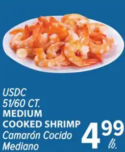 Cermak Fresh Market USDC 51/60 CT. MEDIUM COOKED SHRIMP offer