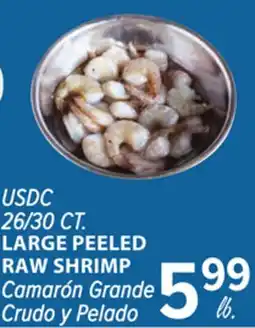 Cermak Fresh Market USDC 26/30 CT. LARGE PEELED RAW SHRIMP offer