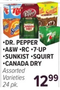 Cermak Fresh Market • DR. PEPPER • A&W • RC • 7-UP • SUNKIST • SQUIRT • CANADA DRY offer