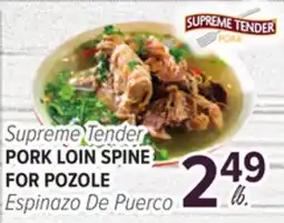 Cermak Fresh Market Supreme Tender PORK LOIN SPINE FOR POZOLE offer