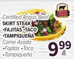Cermak Fresh Market Certified Angus Beef SKIRT STEAK offer