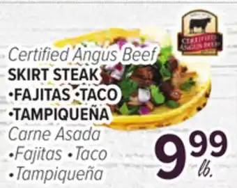 Cermak Fresh Market Certified Angus Beef SKIRT STEAK offer