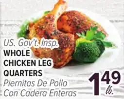 Cermak Fresh Market US. Gov't Insp. WHOLE CHICKEN LEG QUARTERS offer