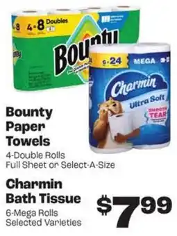 Rosauers Bounty Paper Towels offer