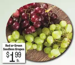 Rosauers Red or Green Seedless Grapes offer