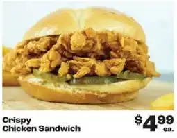 Rosauers Crispy Chicken Sandwich offer
