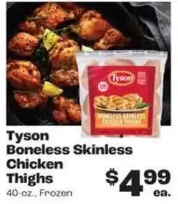 Rosauers Tyson Boneless Skinless Chicken Thighs offer