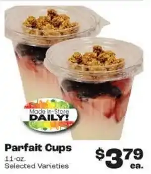 Rosauers Parfait Cups offer
