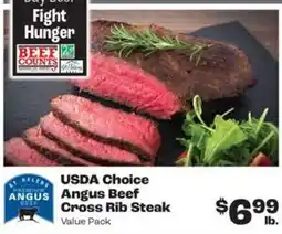 Rosauers St. Helens premium angus angus beef cross rib steak offer