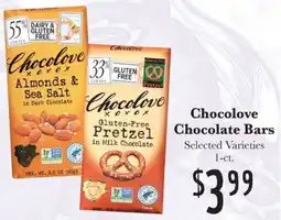 Rosauers Chocolove chocolate bars offer