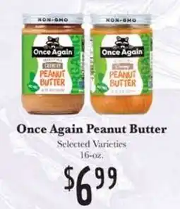 Rosauers Once Again Peanut Butter offer