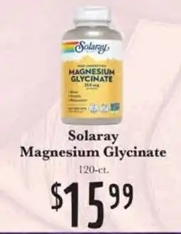 Rosauers Solaray magnesium glycinate offer
