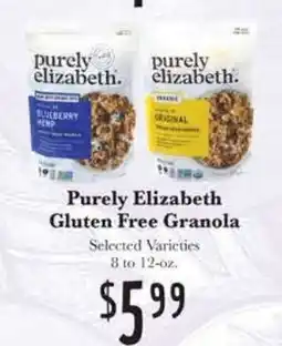Rosauers Purely Elizabeth Gluten Free Granola offer