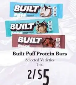 Rosauers Built Puff Protein Bars offer