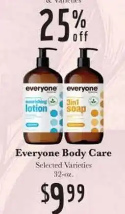 Rosauers Everyone Body Care offer