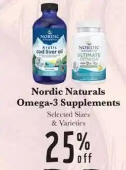 Rosauers Nordic Naturals Omega-3 Supplements offer