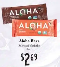 Rosauers Aloha Bars offer