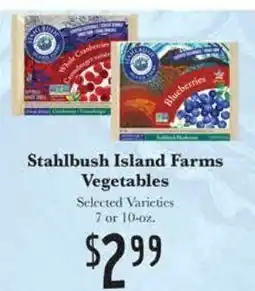 Rosauers Stahlbush Island Farms Vegetables offer