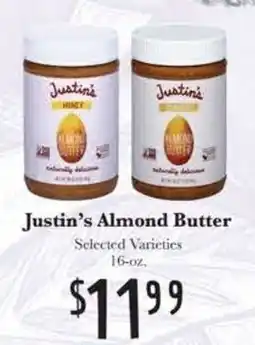 Rosauers Justin's Almond Butter offer