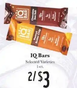 Rosauers Iq bars offer