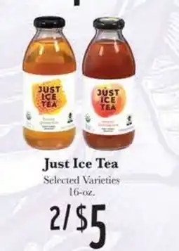Rosauers Just Ice Tea offer