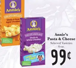 Rosauers Annie's Pasta & Cheese offer