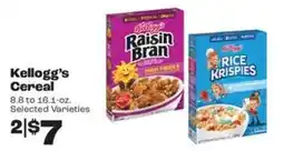 Rosauers Kellogg's Cereal offer