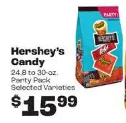 Rosauers Hershey's Candy offer