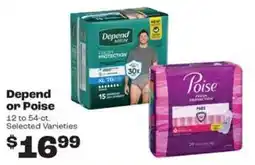 Rosauers Depend or Poise offer