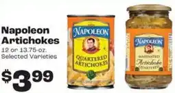 Rosauers Napoleon quartered artichokes offer