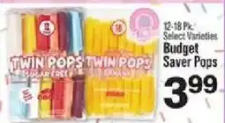 IGA Twin Pops Budget Saver Pops offer