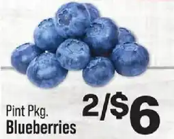 IGA Pint Pkg. Blueberries offer
