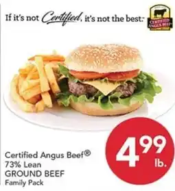 Pete's Fresh Market Certified Angus Beef Ground Beef offer