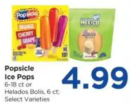 Food 4 Less Popsicle ice pops offer