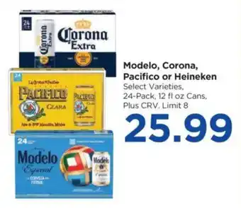 Food 4 Less Modelo, Corona, Pacifico or Heineken offer