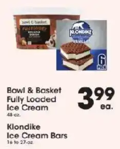 Price Rite Bowl & Basket Fully Loaded Ice Cream offer