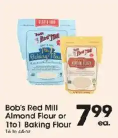 Price Rite Bob's Red Mill Almond Flour or 1to1 Baking Flour offer
