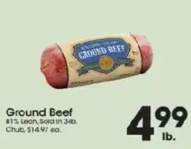 Price Rite Ground Beef offer