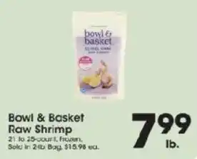 Price Rite Bowl & Basket Raw Shrimp offer