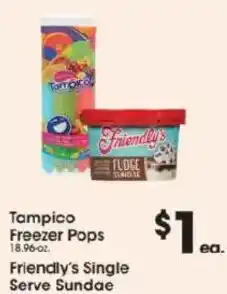 Price Rite Tampico Freezer Pops offer