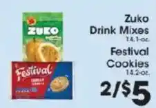 Price Rite Zuko Drink Mixes offer