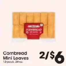 Price Rite Cornbread Mini Loaves offer