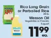 Price Rite Rico Long Grain or Parboiled Rice offer