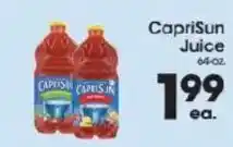 Price Rite CapriSun Juice offer