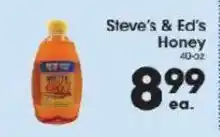 Price Rite Steve's & Ed's honey offer