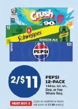 Price Rite Pepsi 12-Pack offer