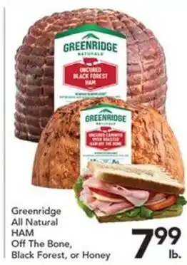 Pete's Fresh Market Greenridge All Natural Ham offer