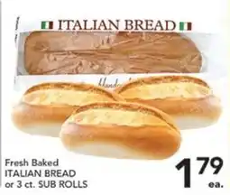 Pete's Fresh Market Italian bread offer